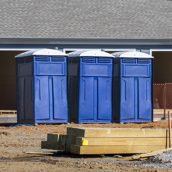 can i customize the exterior of the portable restrooms with my event logo or branding in Woodland Alabama